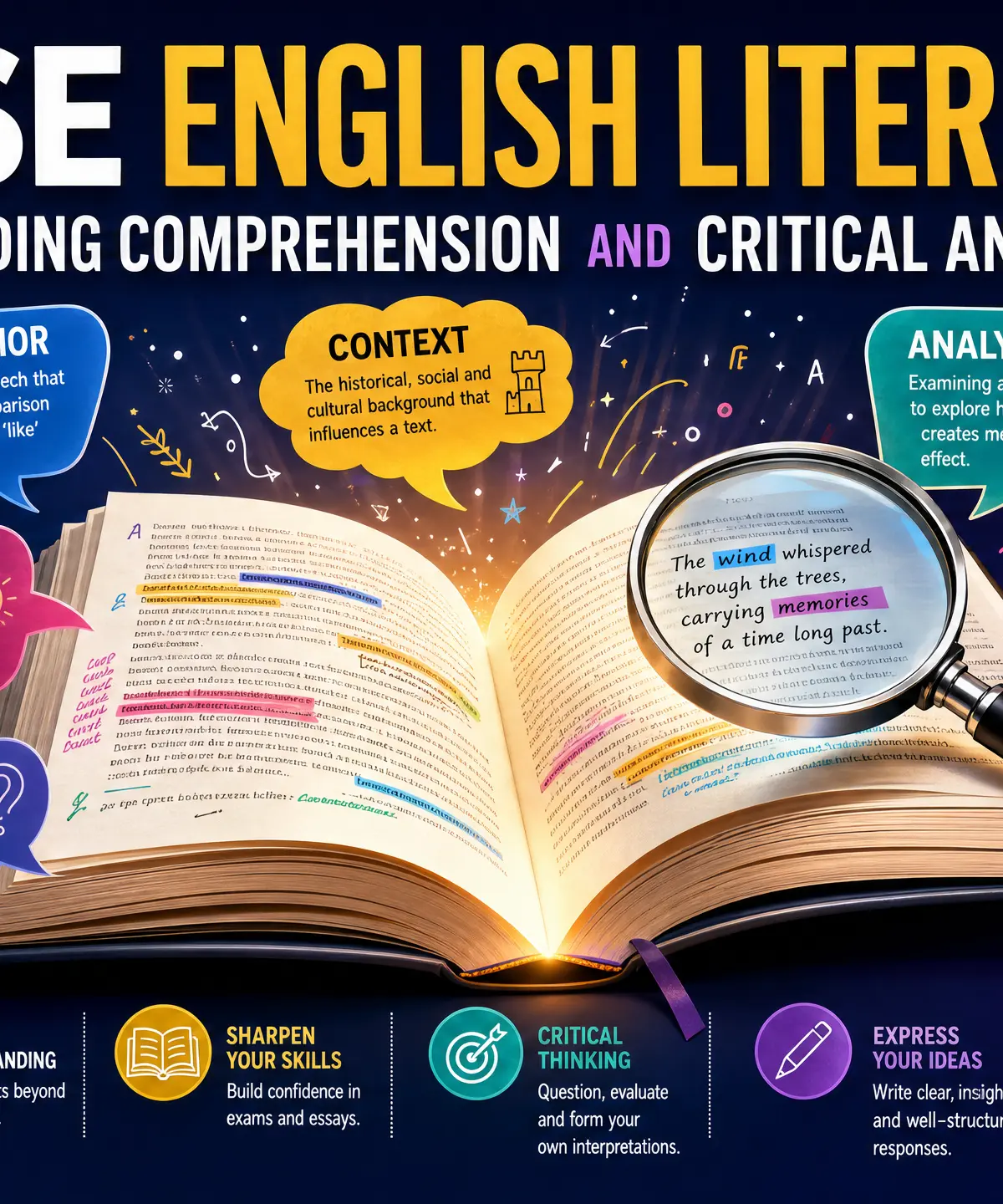 GCSE English Literature: Reading Comprehension and Critical Analysis