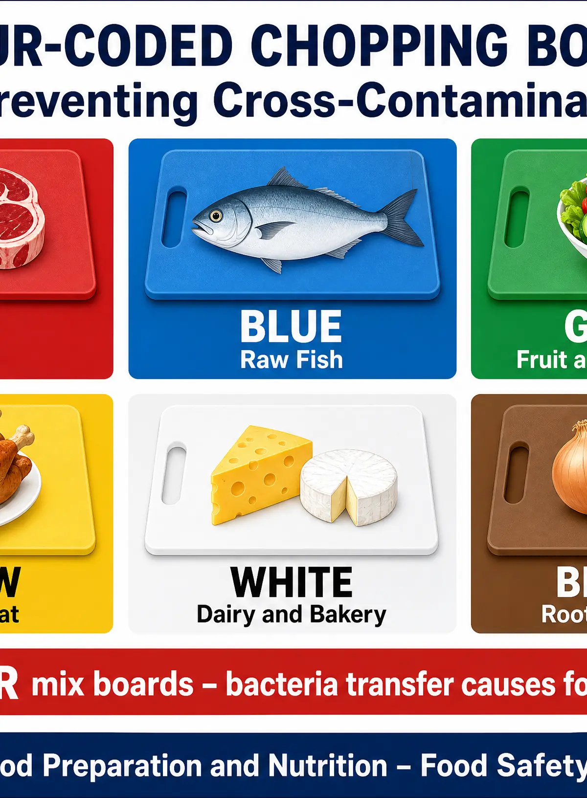 Colour-Coded Chopping Boards