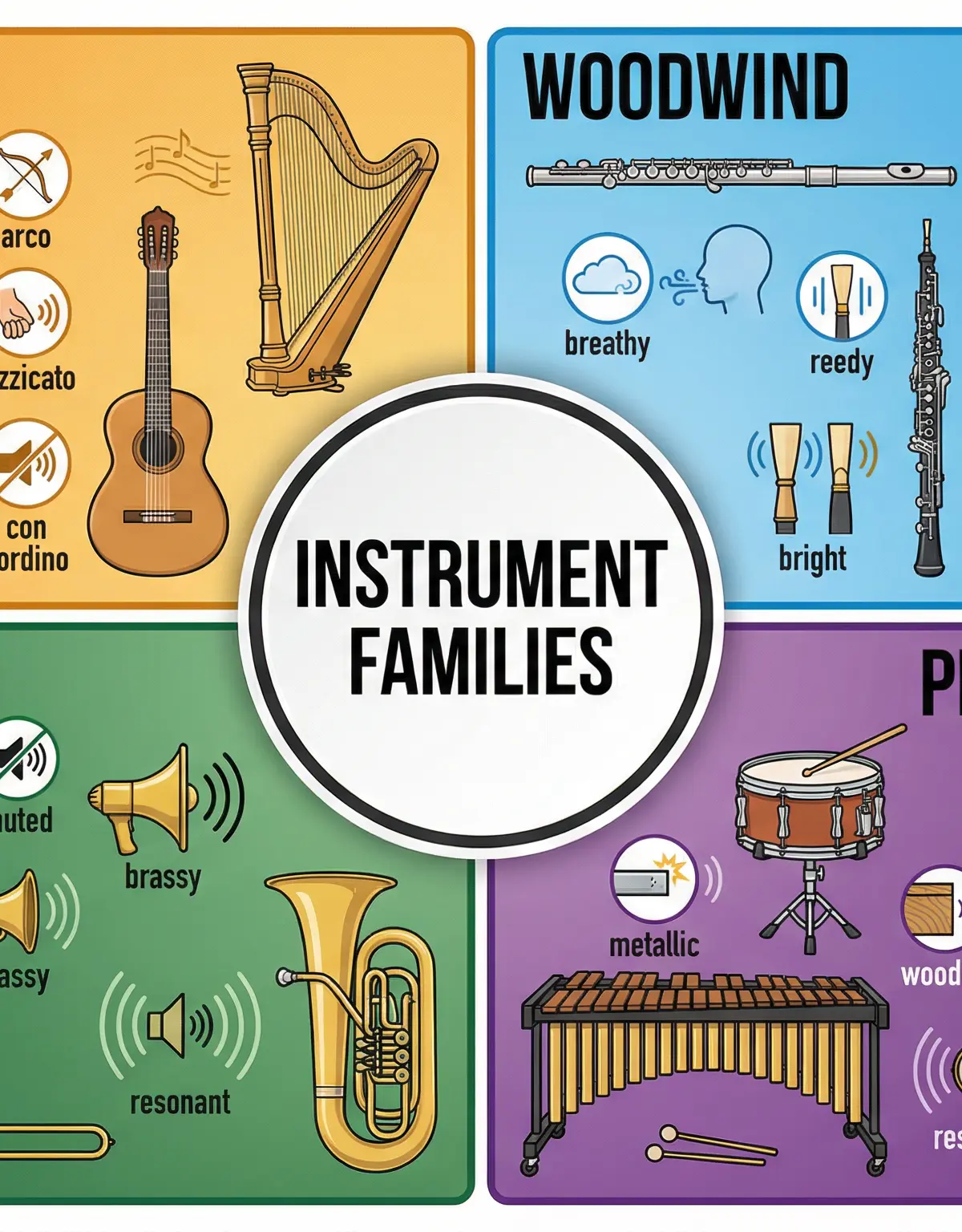 The Four Instrument Families