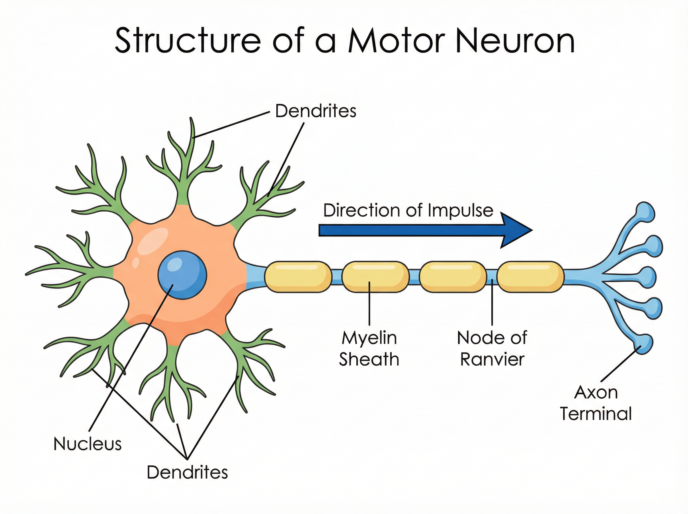 Structure of a Motor Neuron