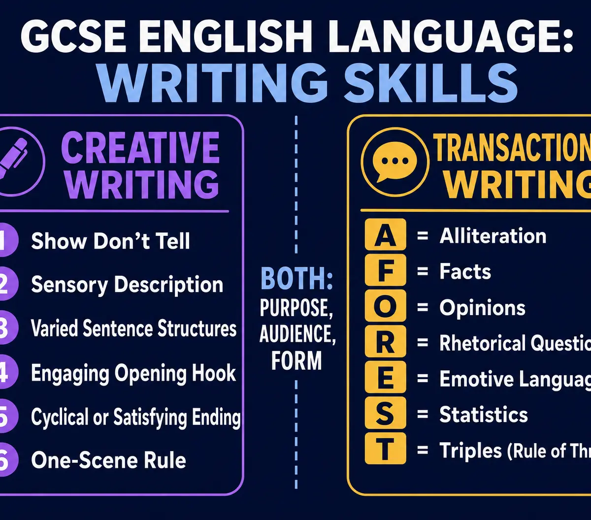 Writing Skills Comparison