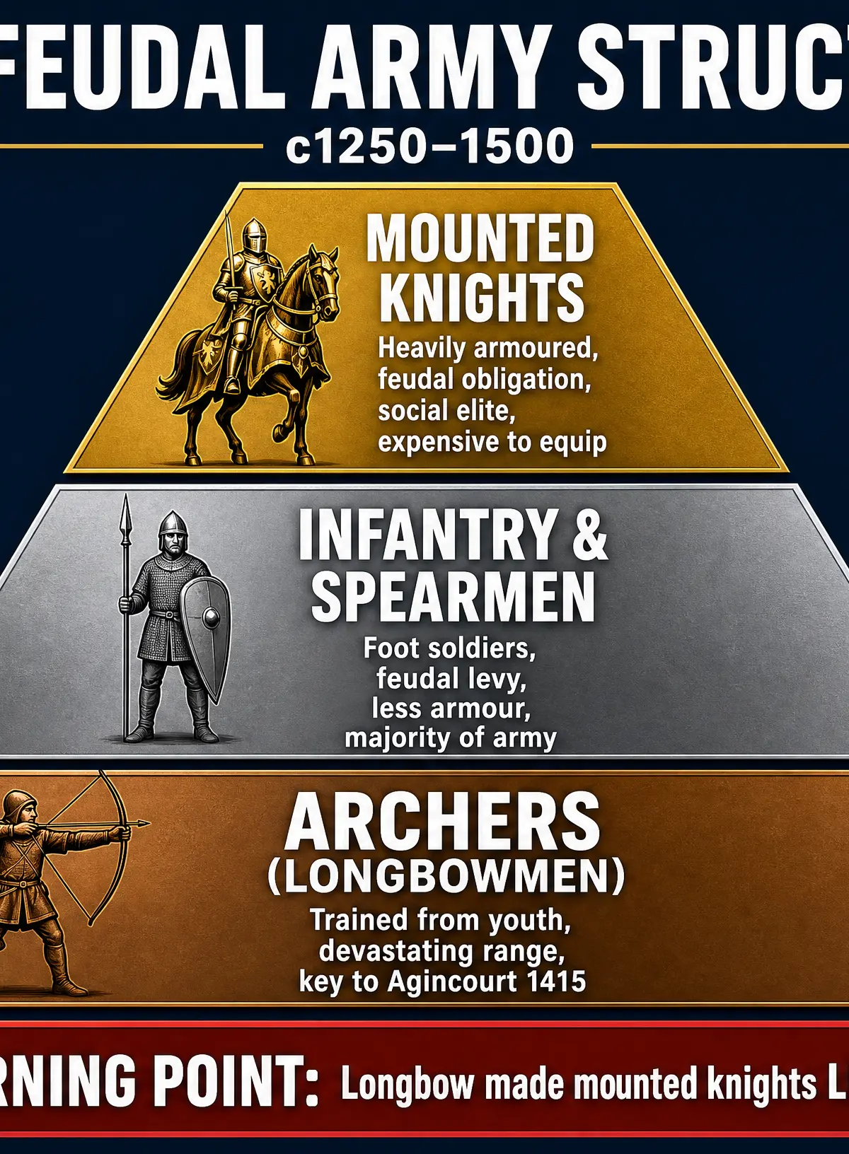 The Feudal Army Structure c1250-1500