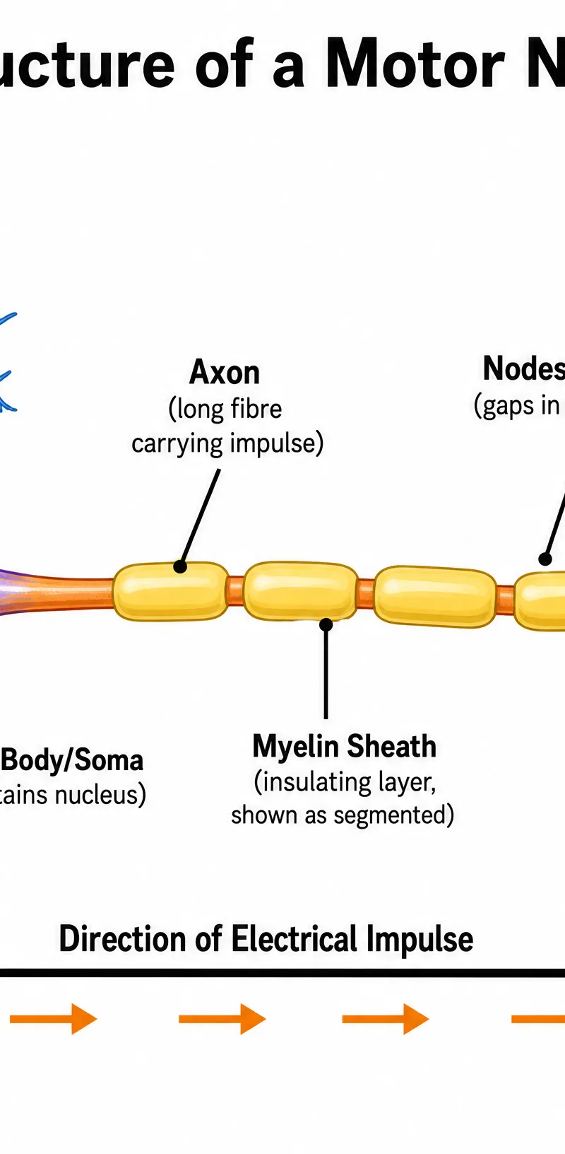 Structure of a Motor Neuron