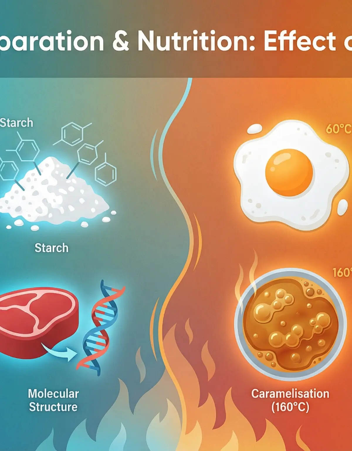 The effect of heat on food – Food Preparation and Nutrition – GCSE