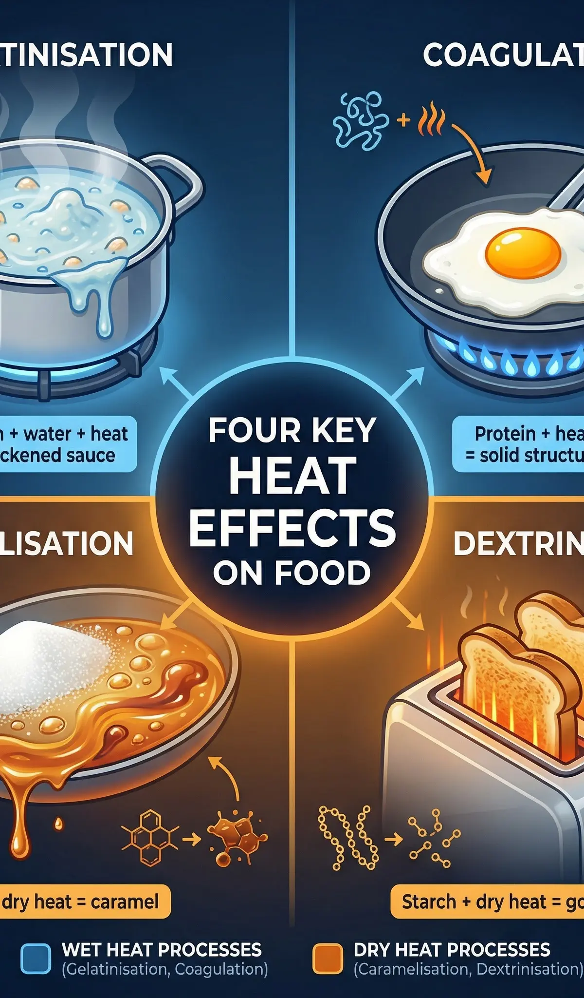 The effect of heat on food – Food Preparation and Nutrition – GCSE