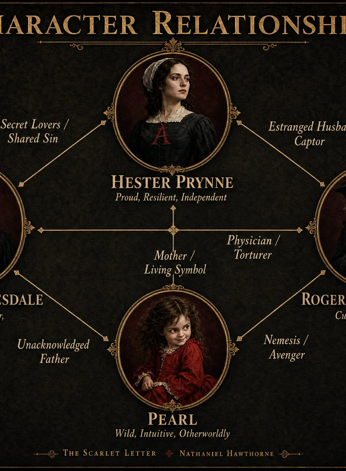 Character Relationships in The Scarlet Letter
