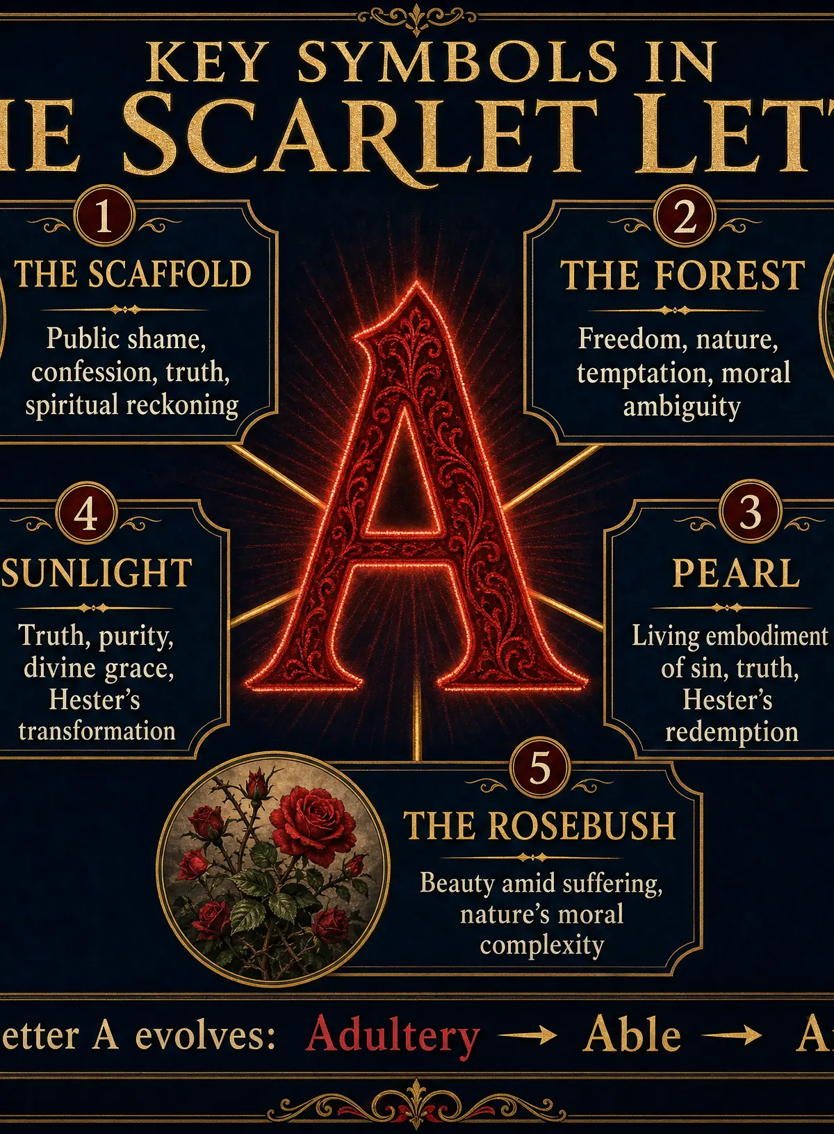 Key Symbols in The Scarlet Letter