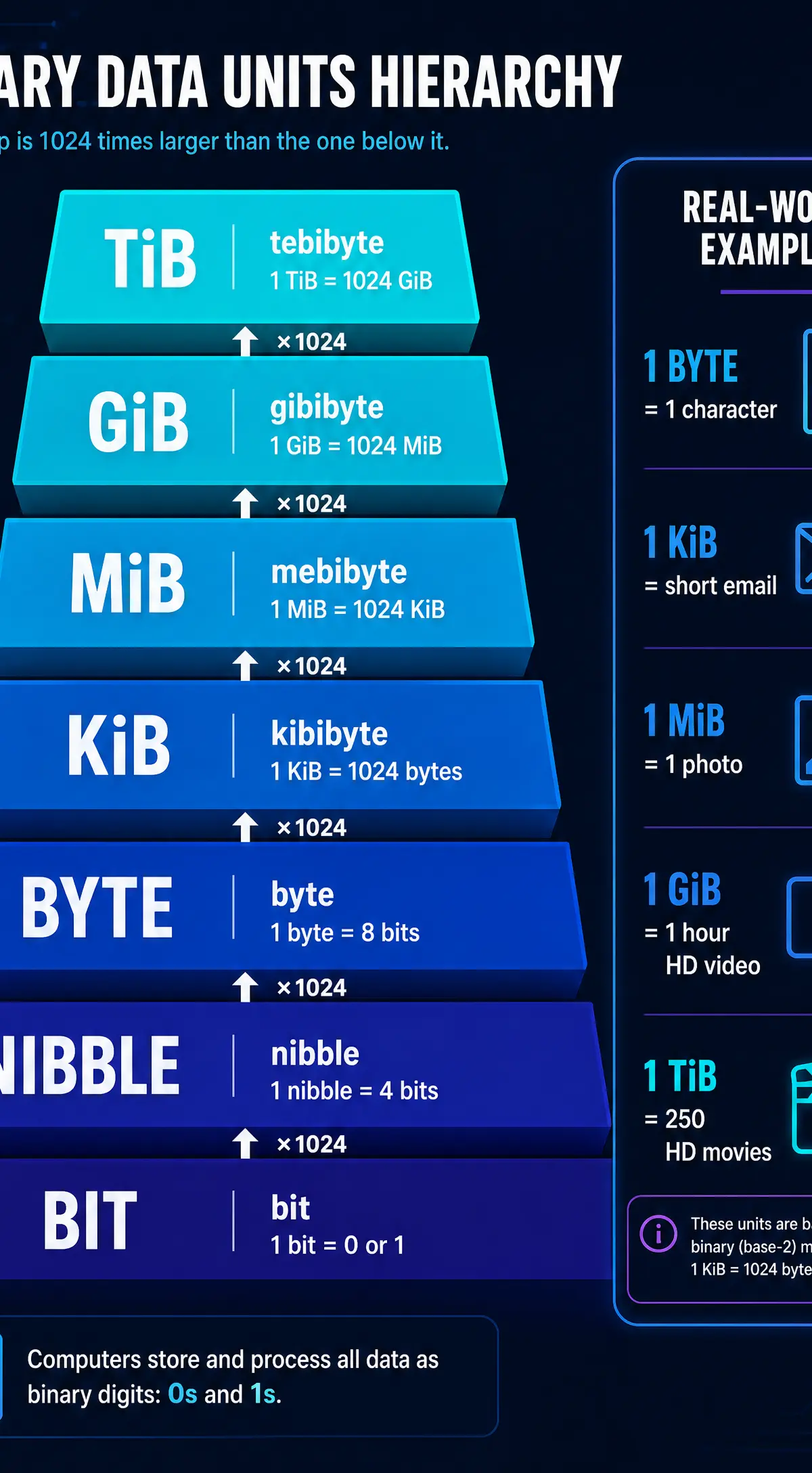 The Binary Data Units Hierarchy