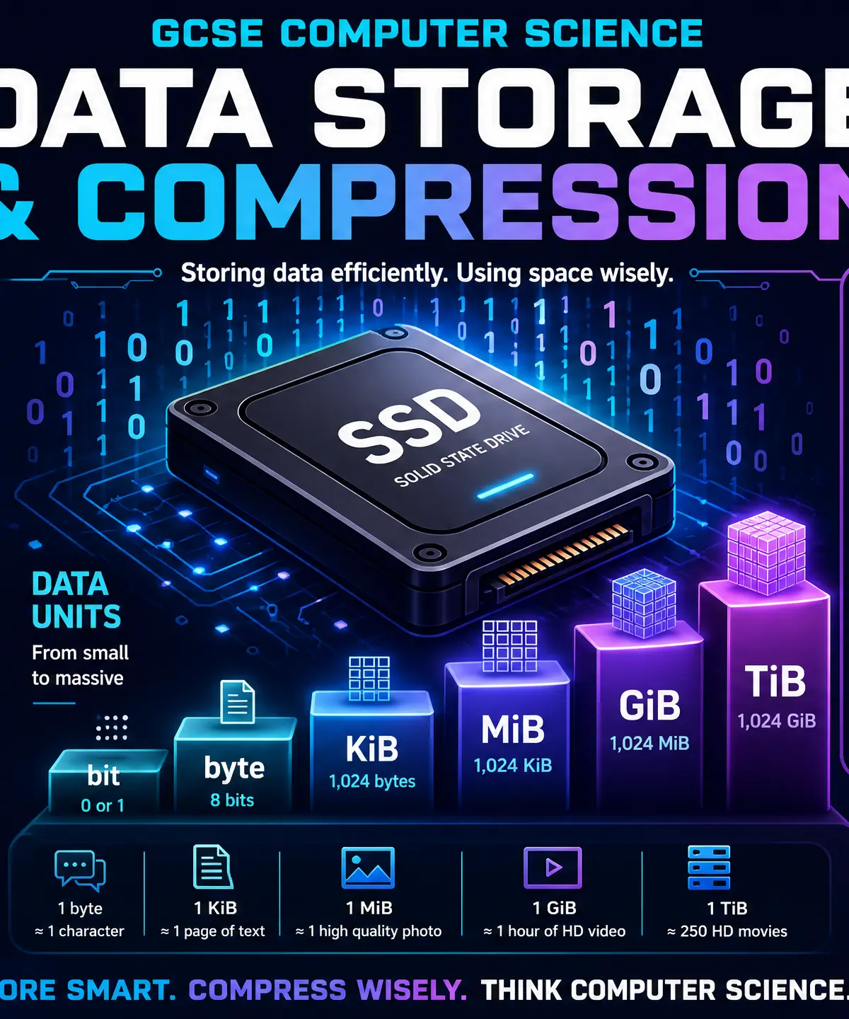 Header image for Data Storage and Compression