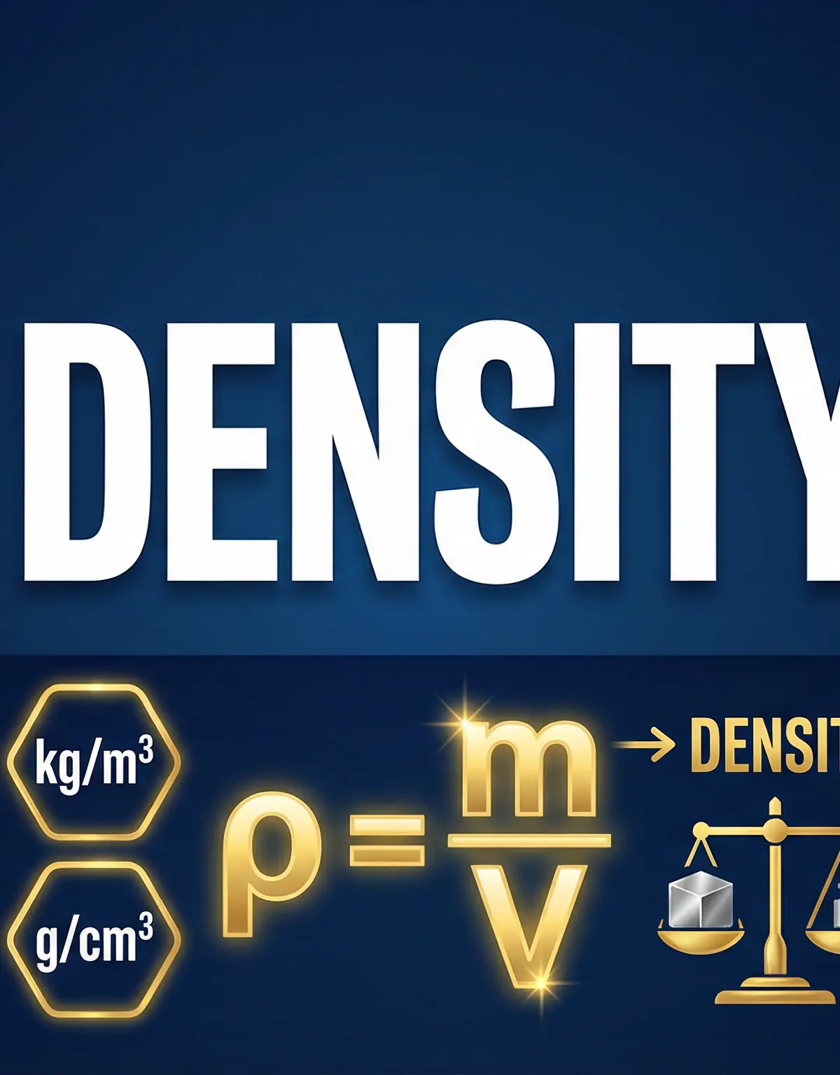 An overview of the key concepts in GCSE Density.