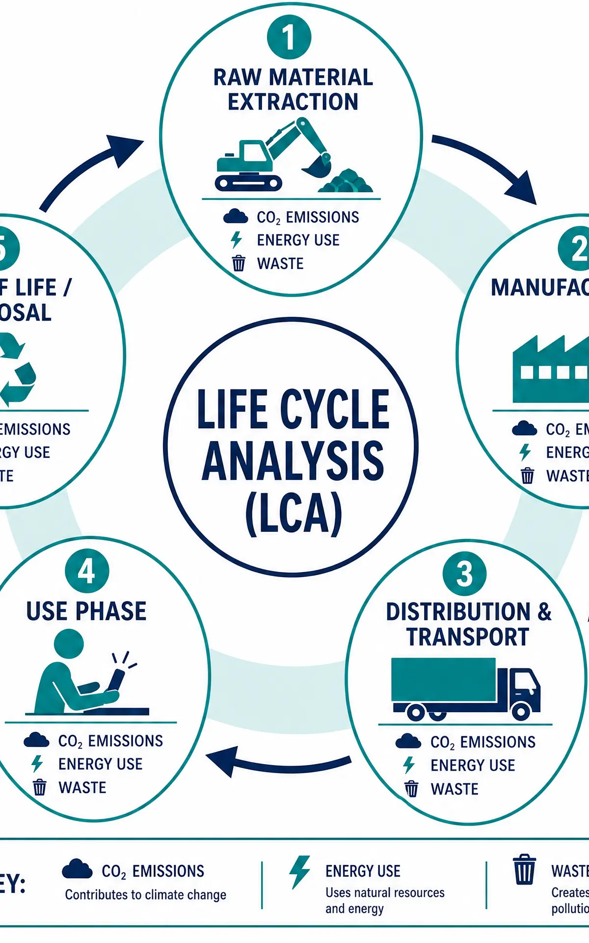 The 5 Stages of Life Cycle Analysis (LCA)