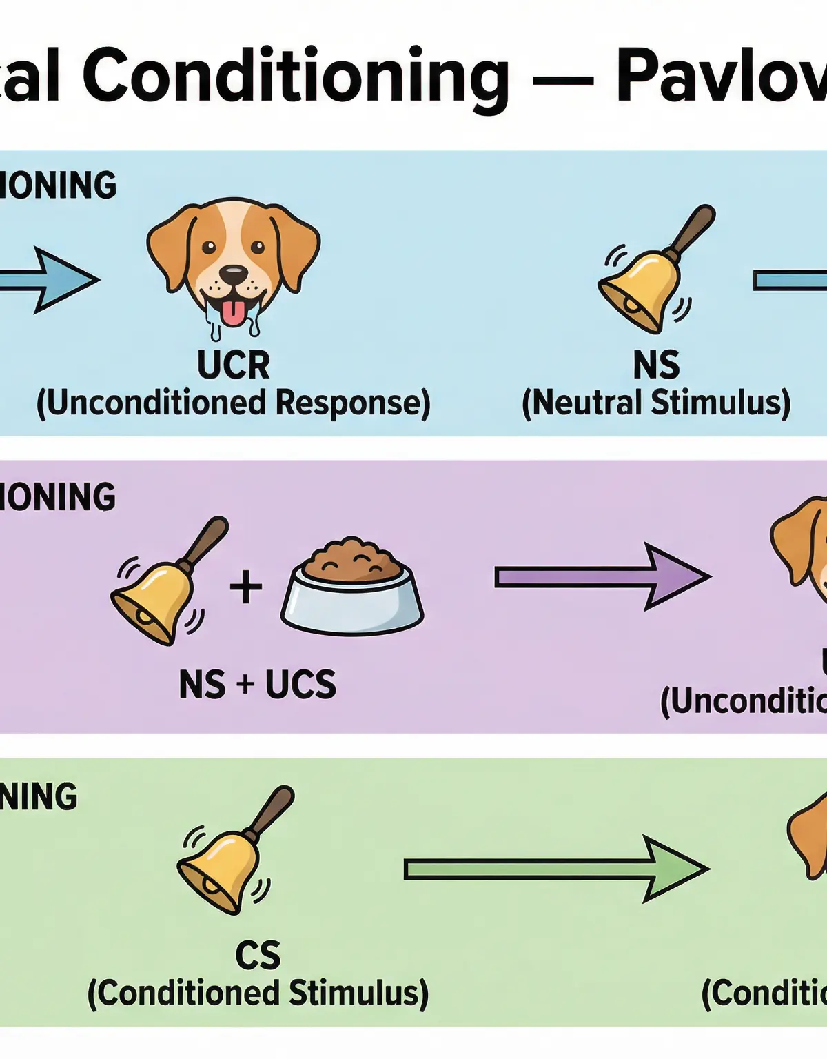 The process of Classical Conditioning
