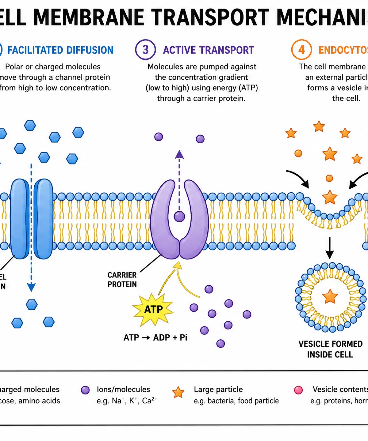 Cell Membrane Transport Mechanisms