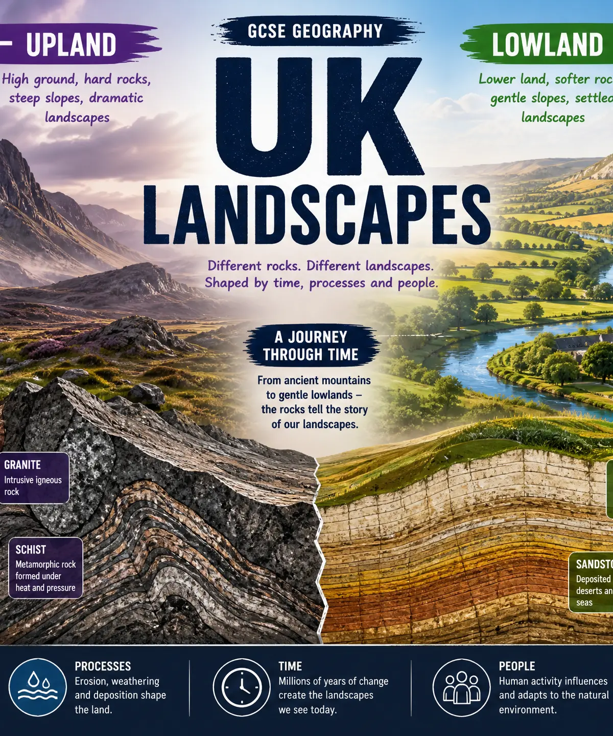 UK Landscapes: Uplands and Lowlands