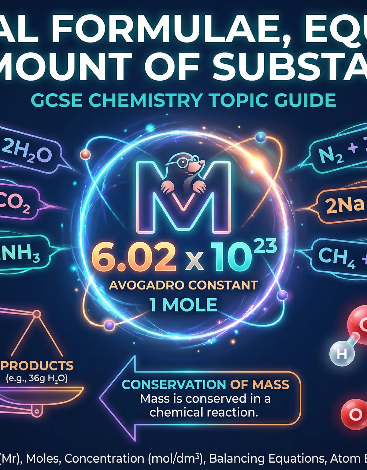 Chemical Formulae, Equations and Amount of Substance
