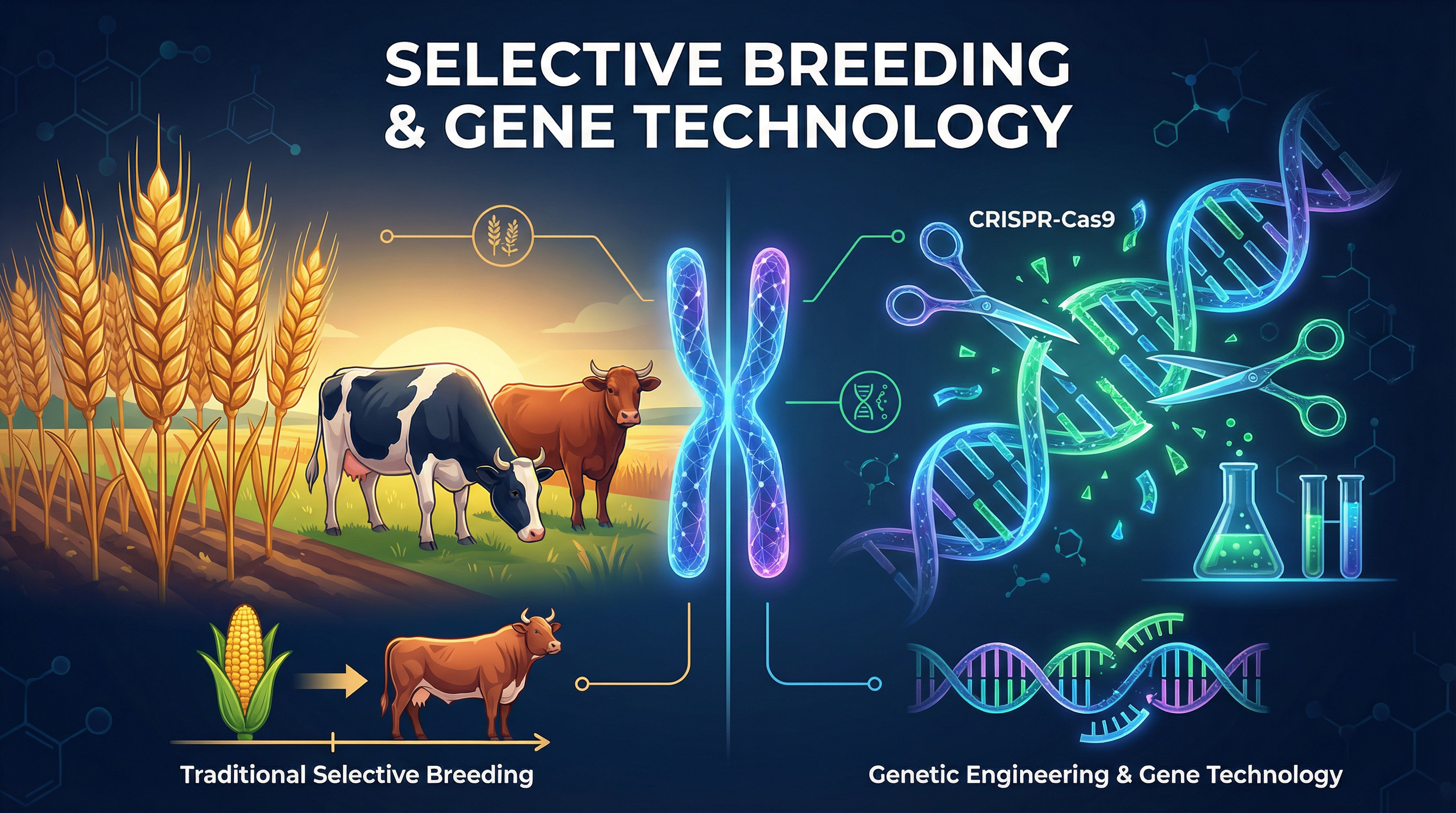 Header image for Selective Breeding & Gene Technology