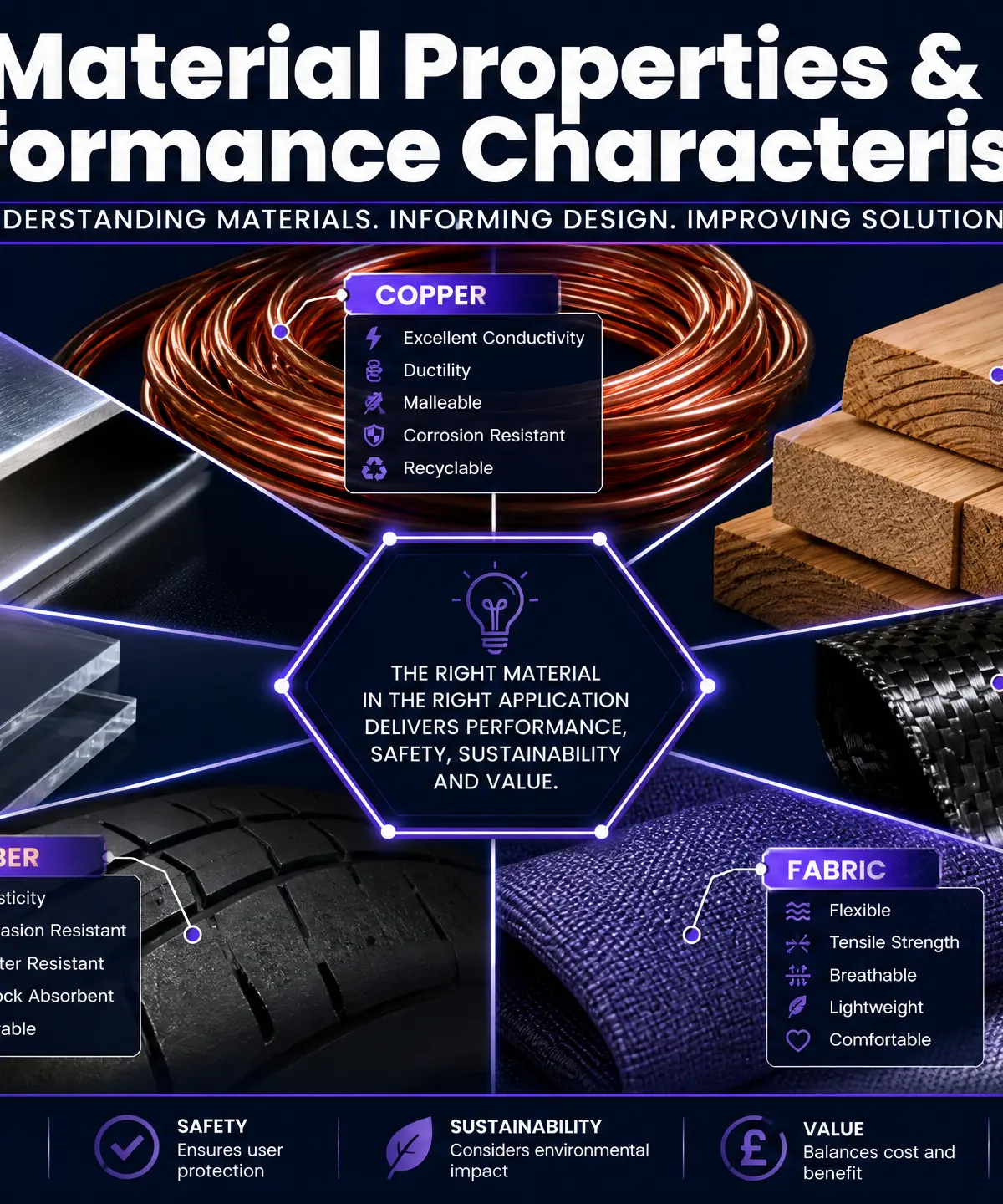 Header image for Material Properties & Performance Characteristics