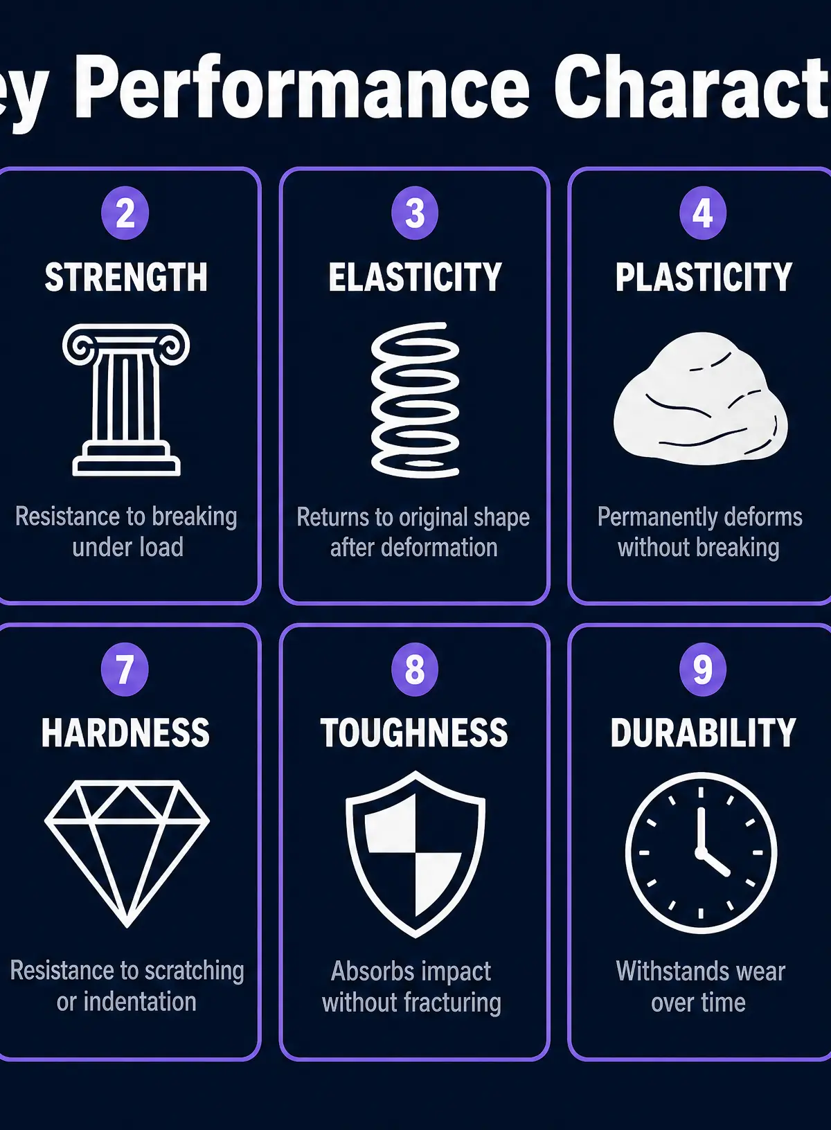 The 10 Key Performance Characteristics