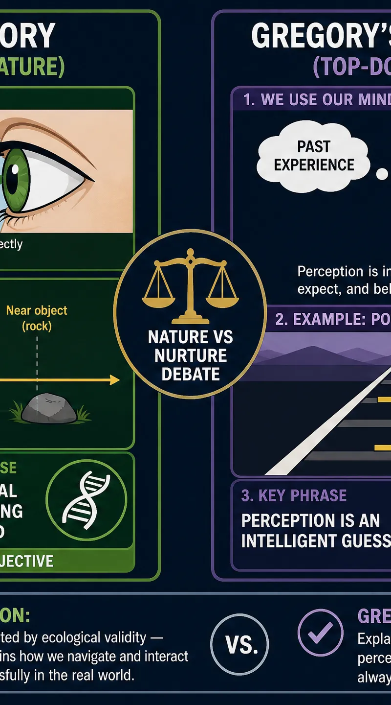 Gibson vs Gregory: The Nature/Nurture Debate