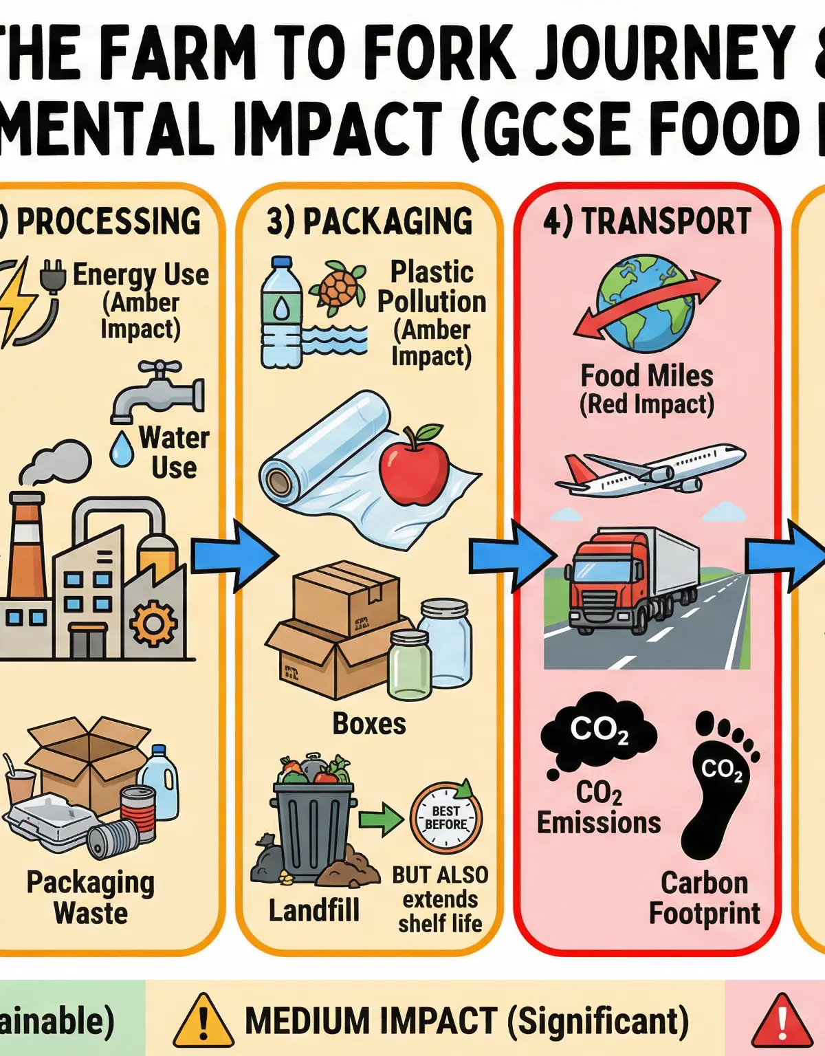 The Farm to Fork Journey & Environmental Impact.
