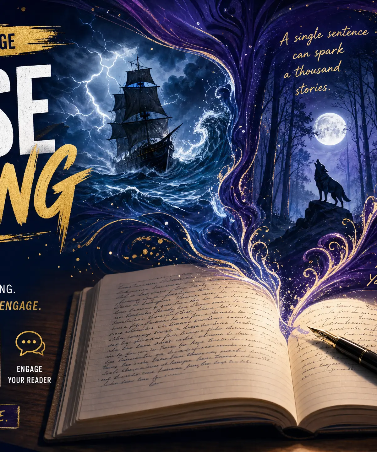 Header image for Section B (20%) – Prose Writing