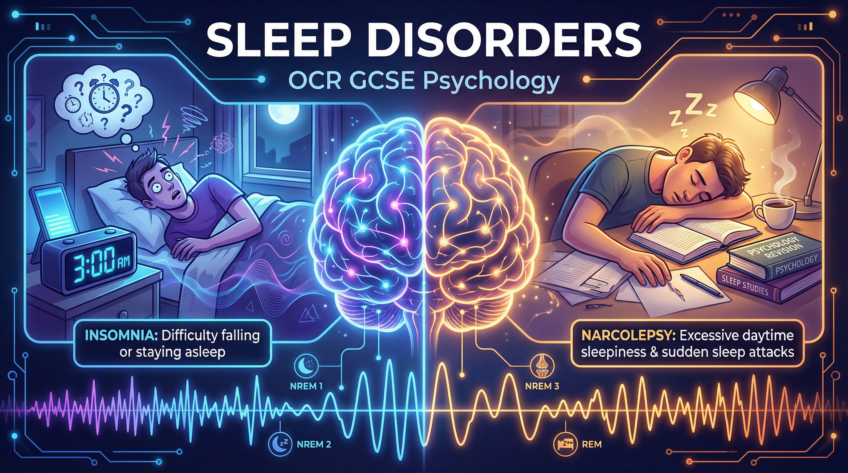Header image for OCR GCSE Psychology: Sleep Disorders