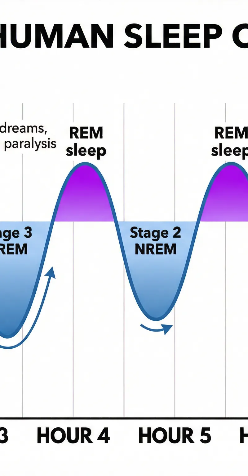 Diagram of the Human Sleep Cycle