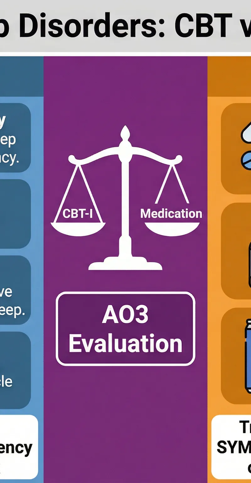 Comparison of Treatments for Sleep Disorders