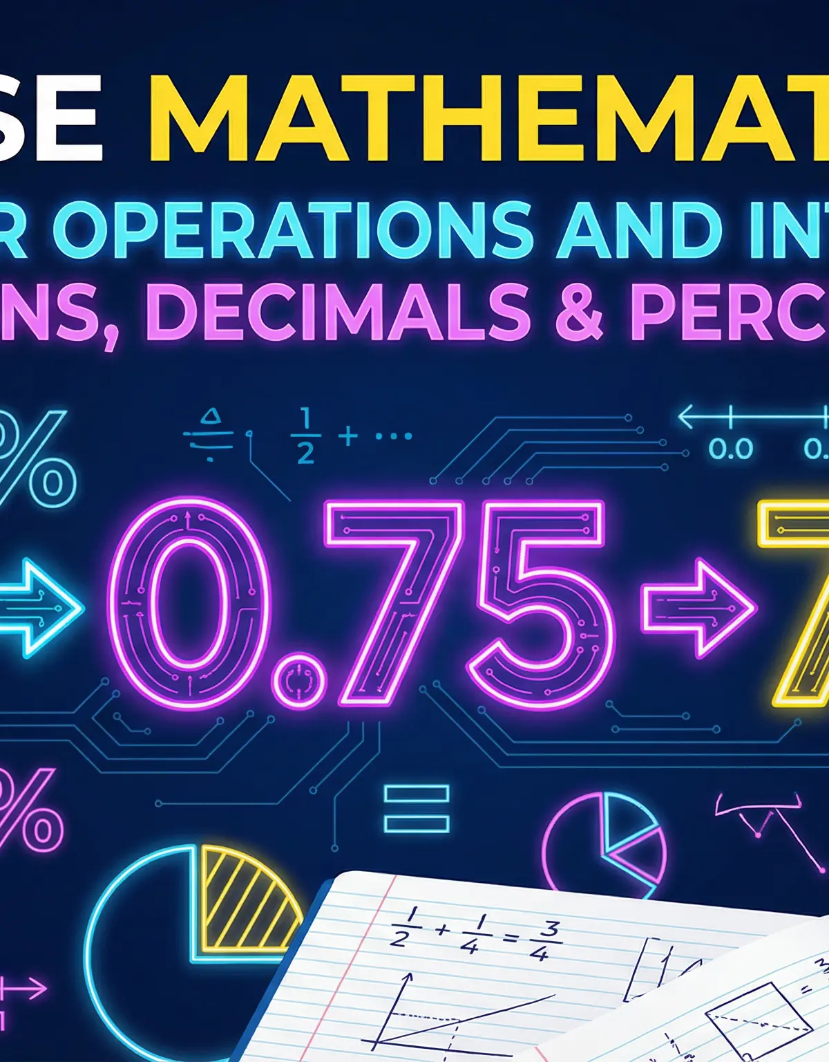 Header image for Number Operations and Integers