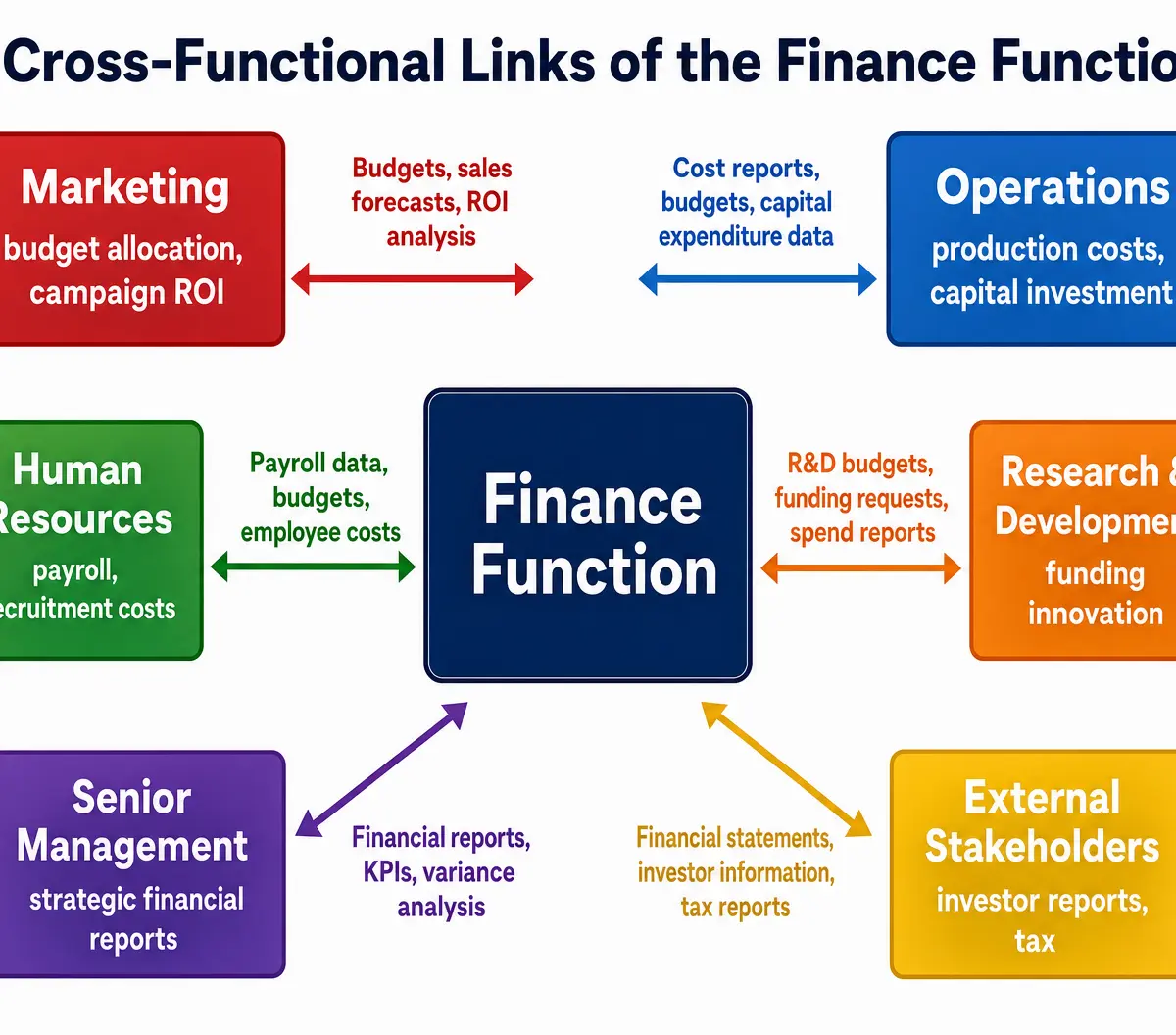 Cross-Functional Links of the Finance Function