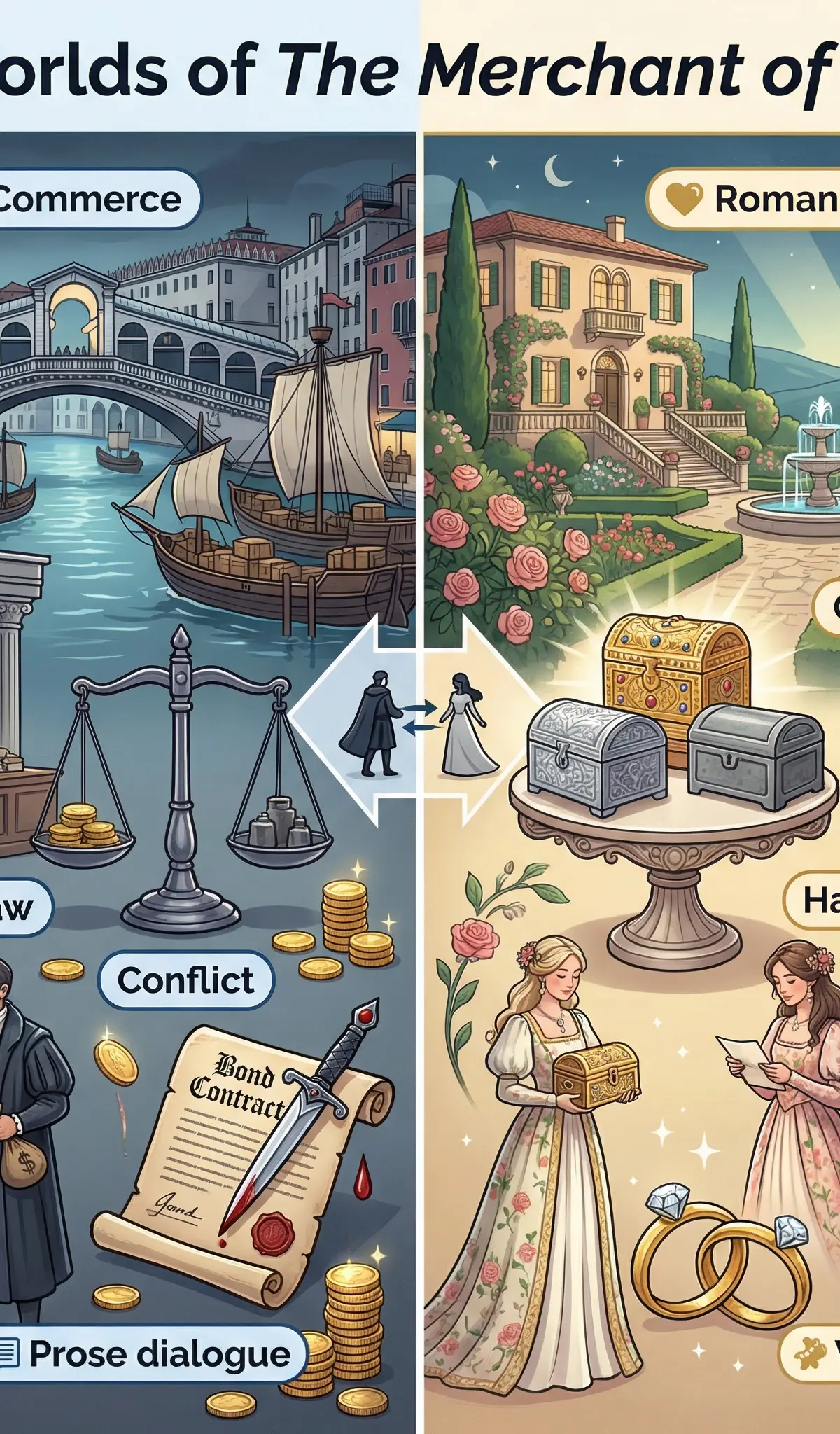 Venice vs. Belmont: The Two Worlds of the Play