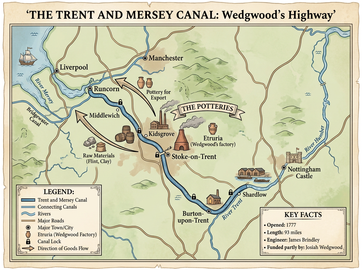 The Trent and Mersey Canal: Wedgwood's Highway