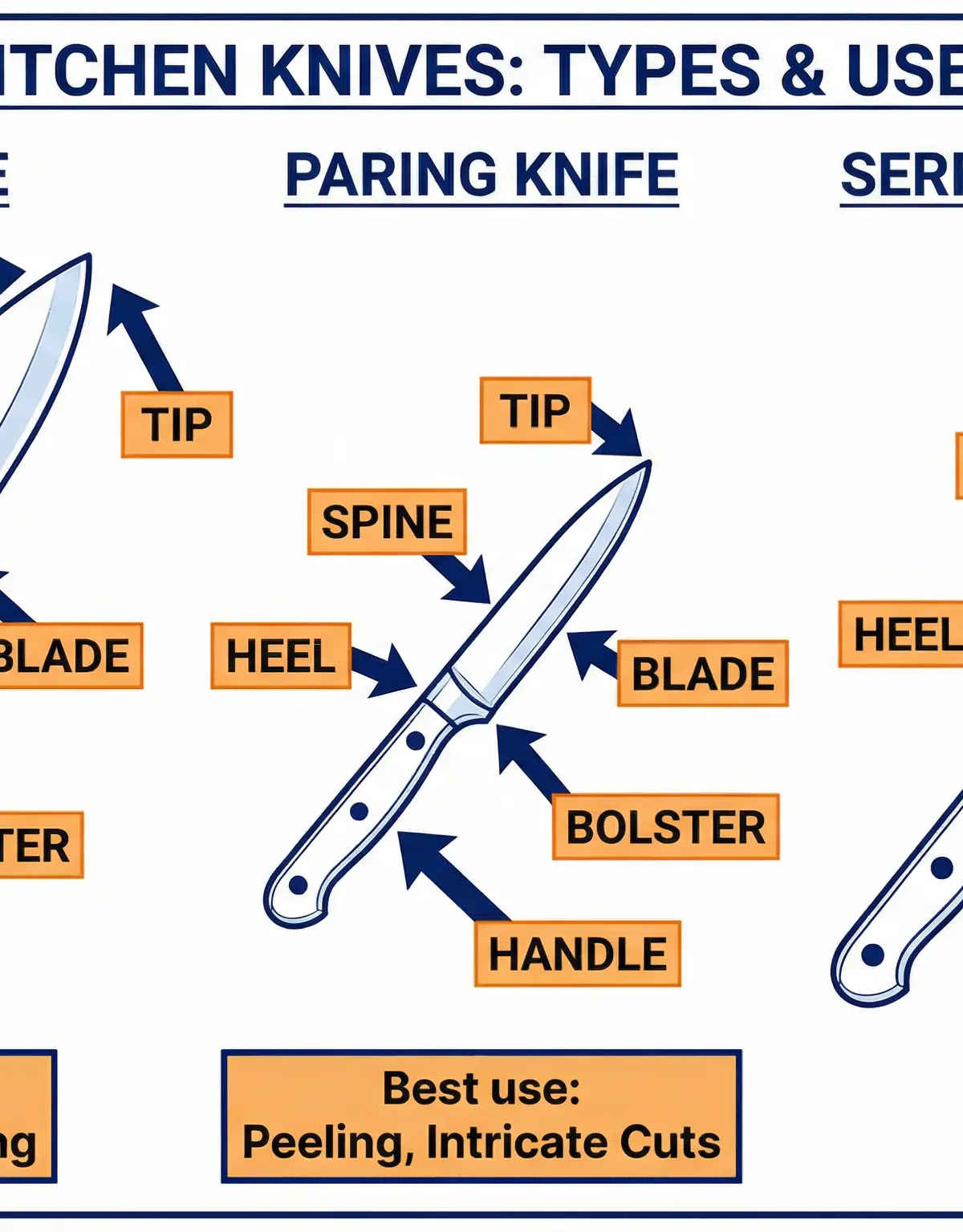 Knife skills – Food Preparation and Nutrition – GCSE