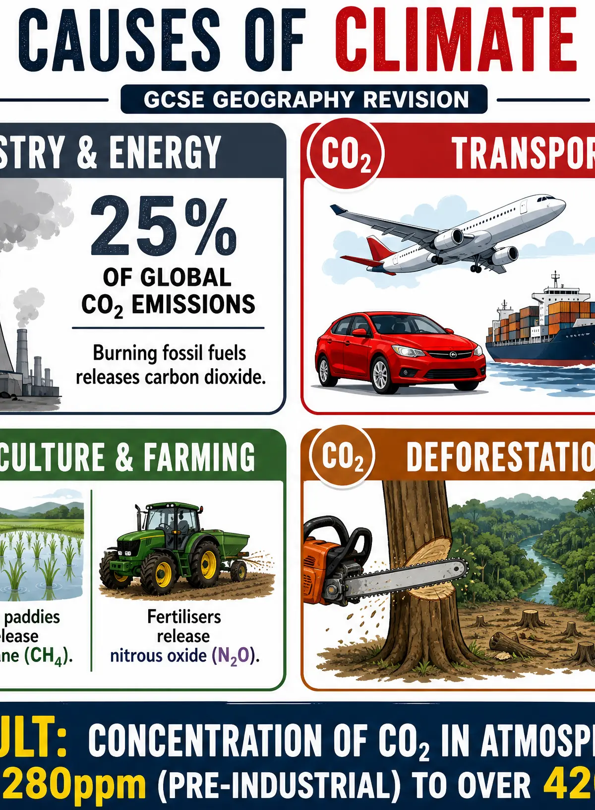 Human Activities Contributing to Climate Change
