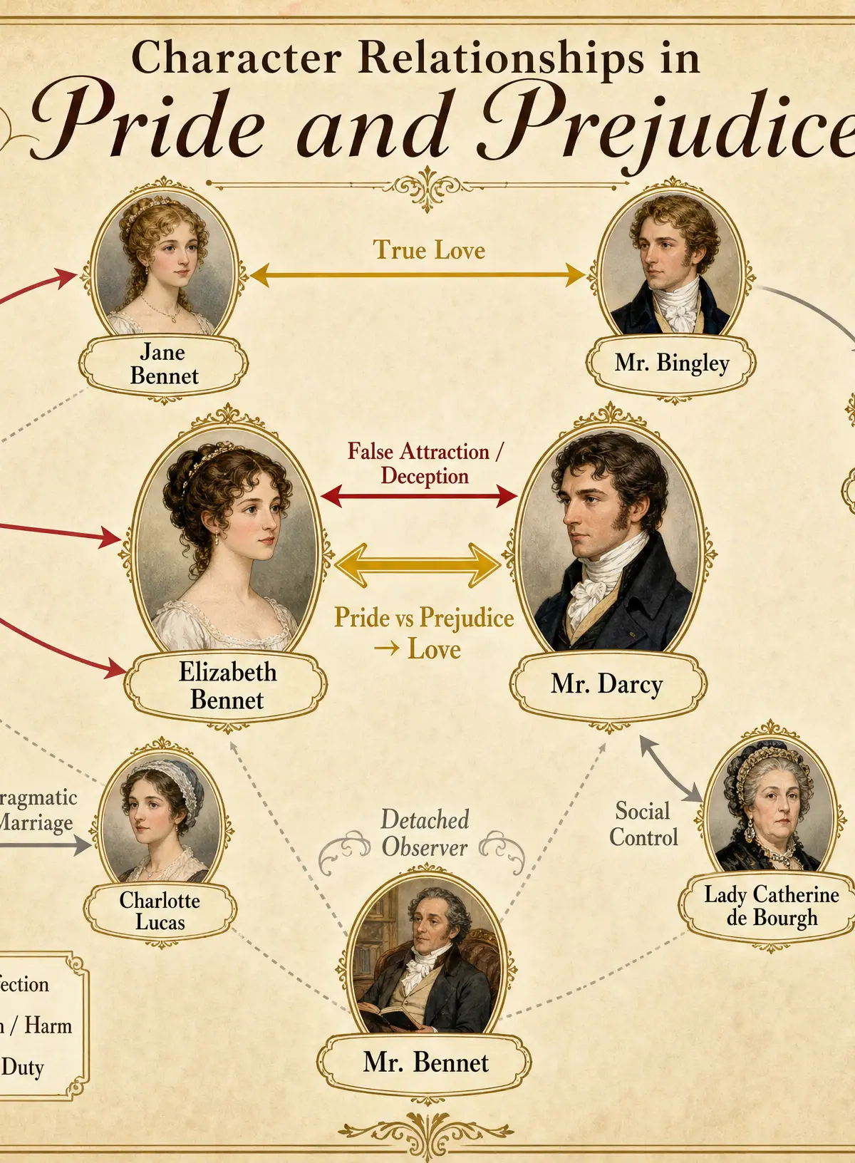 Character Relationships in Pride and Prejudice